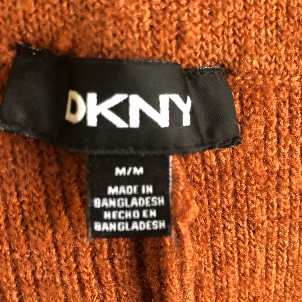 DKNY women’s copper ribbed-knit straight leg cozy cashmere blend jogger - Picture 8 of 12